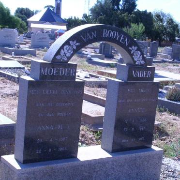 ROOYEN Rynier, van 1888-1967 &amp; Anna M.J. 1887-1964