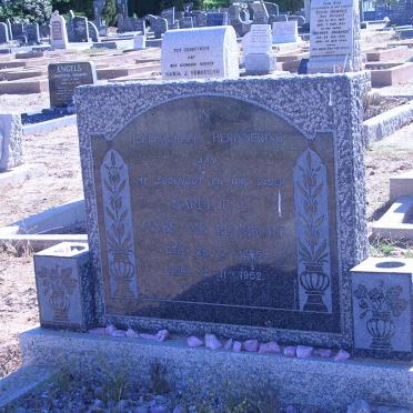 RENSBURG Sarel, Janse van 1865-1952