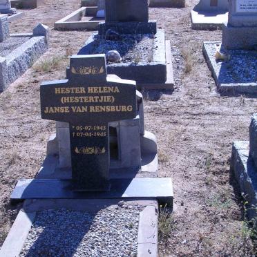 RENSBURG Hester Helena, Janse van 1943-1945