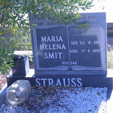 STRAUSS  Maria Helena nee SMIT 1911-1991