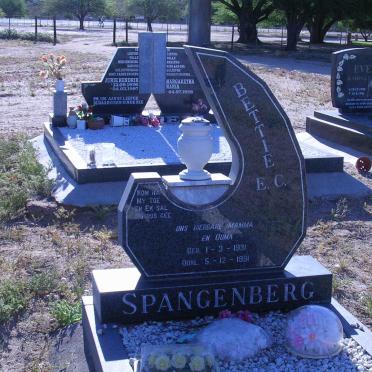 SPANGENBERG E.C. 1931-1991