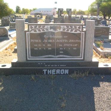 THERON Petrus Jacobus 1904-1981 &amp; Janetta Johanna STEENKAMP 1920-