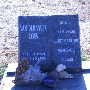 VYVER Coen, van der 1924-1995