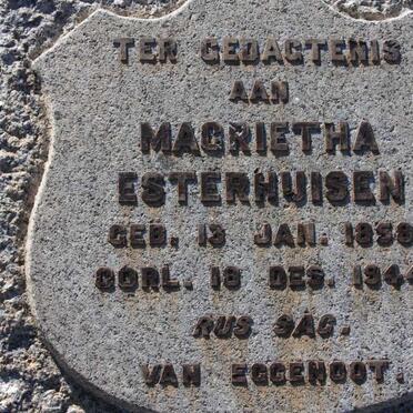 ESTERHUISEN Magrietha 1858-1944
