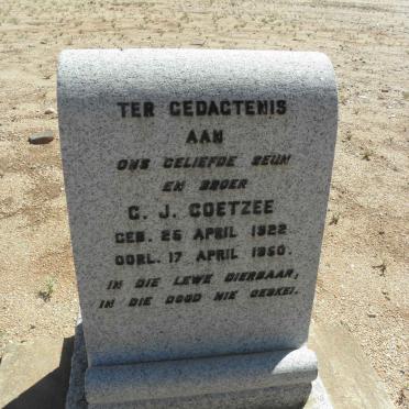 COETZEE C.J. 1922-1950
