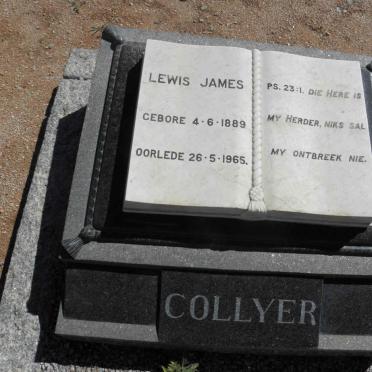 COLLYER Lewis James 1889-1965