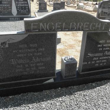 ENGELBRECHT Willem Adriaan 1902-1988 &amp; Susanna Johanna AGENBACH 1907-1997
