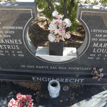 ENGELBRECHT Johannes Petrus 1910-1998 &amp; Martha Louisa 1915-1998