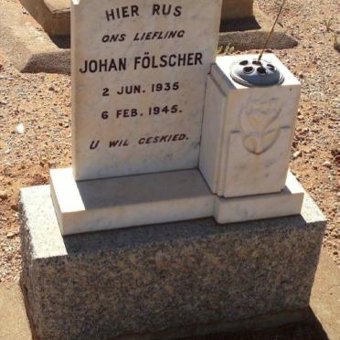FÖLSCHER Johan 1935-1945