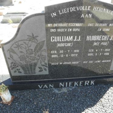 NIEKERK Guilliam J.J., van 1891-1972 &amp; Huibrecht J.F. POOL 1902-1986