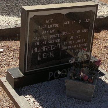 POOL Huibrecht 1921-1989