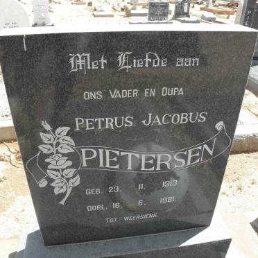 PIETERSEN Petrus Jacobus 1913-1981