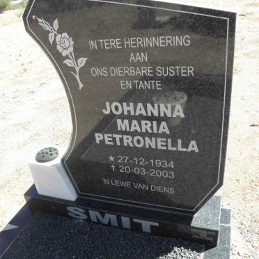 SMIT Johanna Maria Petronella 1934-2003