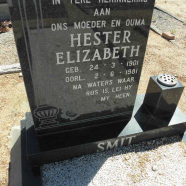 SMIT Hester Elizabeth 1901-1981