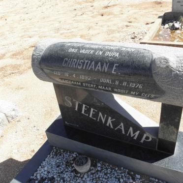STEENKAMP Christiaan E. 1892-1976