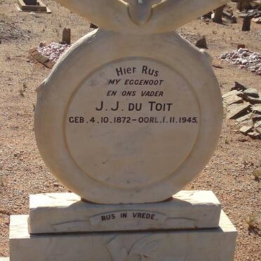 TOIT J.J., du 1872-1945