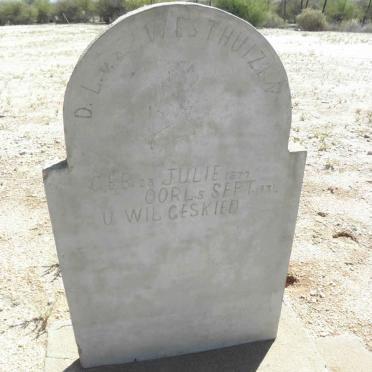 WESTHUIZEN D.L., v.d. 1877-1934