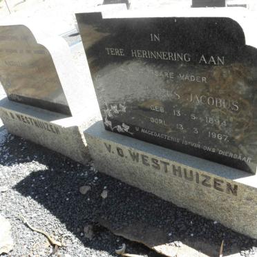 WESTHUIZEN Petrus Jacobus, van der 1894-1967