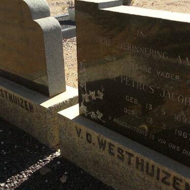 WESTHUIZEN ?rk Petrus Jacobus, v.d. 1894-1967