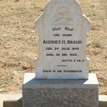 BRAND Andries H. 1848-1925
