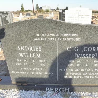 BERGH Andries Willem 1908-1990 &amp; C.G. VISSER 1914-1990