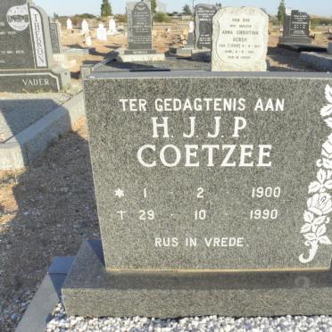 COETZEE H.J.J.P. 1900-1990