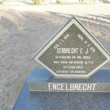ENGELBRECHT Gerbrecht E.J. 1916-1976