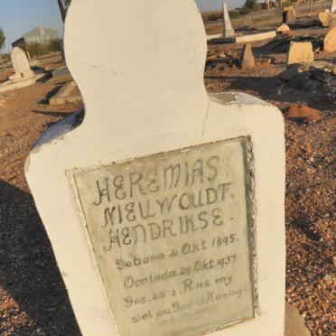 HENDRIKSE Heremias Nieuwoudt 1895-1937