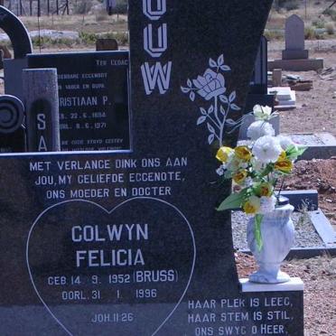 LOUW Colwyn Felicia geb. BRUSS 1952-1996