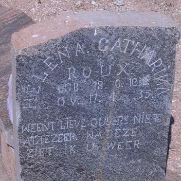ROUX Helena Catharina 1934-1935