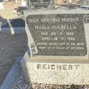 REICHERT Maria Isabella 1896-1968