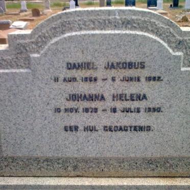 ROSSOUW Daniel Jacobus 1866-1952 &amp; Johanna Helena 1876-1950 