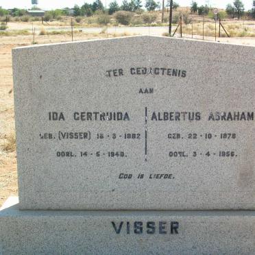 VISSER Albertus Abraham 1878-1956 &amp; Ida Gertruida VISSER 1882-1940