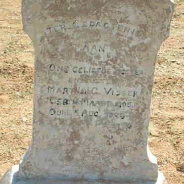 VISSER M.C. 1905-19??