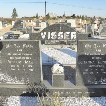 VISSER Willem Izak 1901-1985 &amp; Johanna Hendrika SCHEEPERS 1913-1997