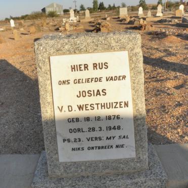 WESTHUIZEN Josias, v.d. 1876-1948