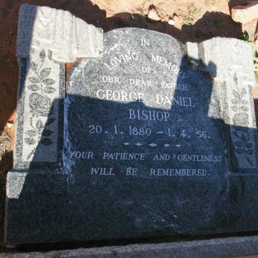 BISHOP George Daniel 1880-1956 &amp; Martha A.E. SNYMAN 1887-1949