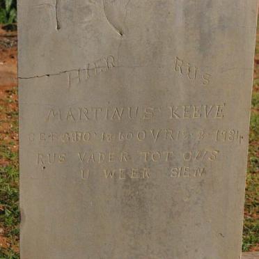 KEEVE Martinus  1860-1934