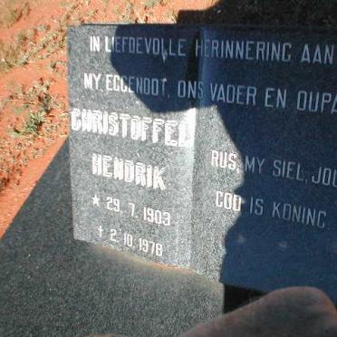 ? Christoffel Hendrik 1903-1978