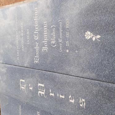 VRIES Jacobus Adriaan van Niekerk, de 1920-2007 &amp; Elsabe Christina Johanna COMPION 1930-