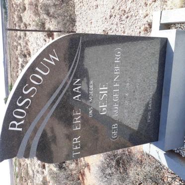 ROSSOUW Gesie nee KOEGELENBERG 1891-1976