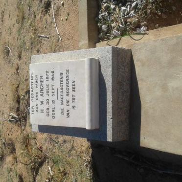 ARCHER H.W. 1872-1946