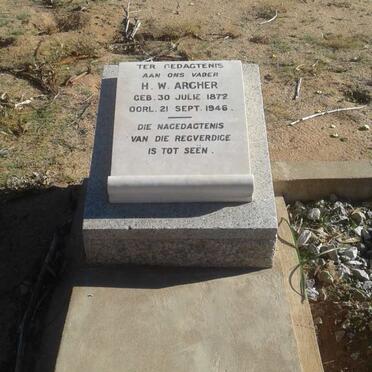 ARCHER H.W. 1872-1946