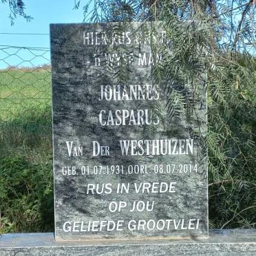 WESTHUIZEN Johannes Casparus, van der 1931-2014