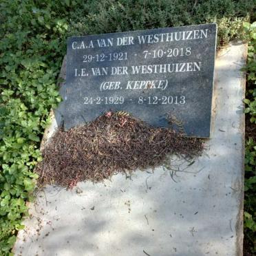 WESTHUIZEN C.A.A., van der 1921-2018 &amp; I.E. KEPPKE 1929-2013