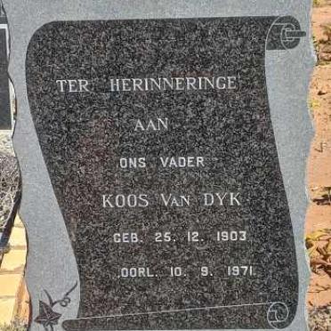 DYK Koos, van 1903-1971