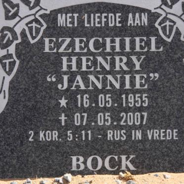 BOCK Ezechiel Henry 1955-2007