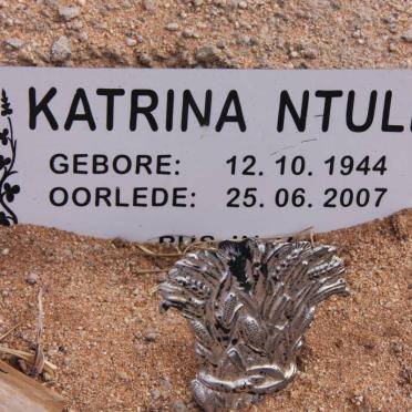 NTULI Katrina 1944-2007