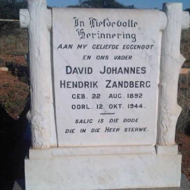 ZANDBERG David Johannes Hendrik 1892-1944