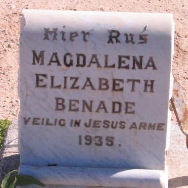 BERNADE Magdalena Elizabeth -1935